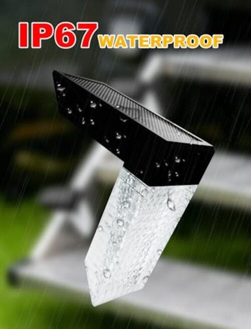 Solar Powered RV Step Lights, Wireless No Drill Outdoor Exterior Lights,