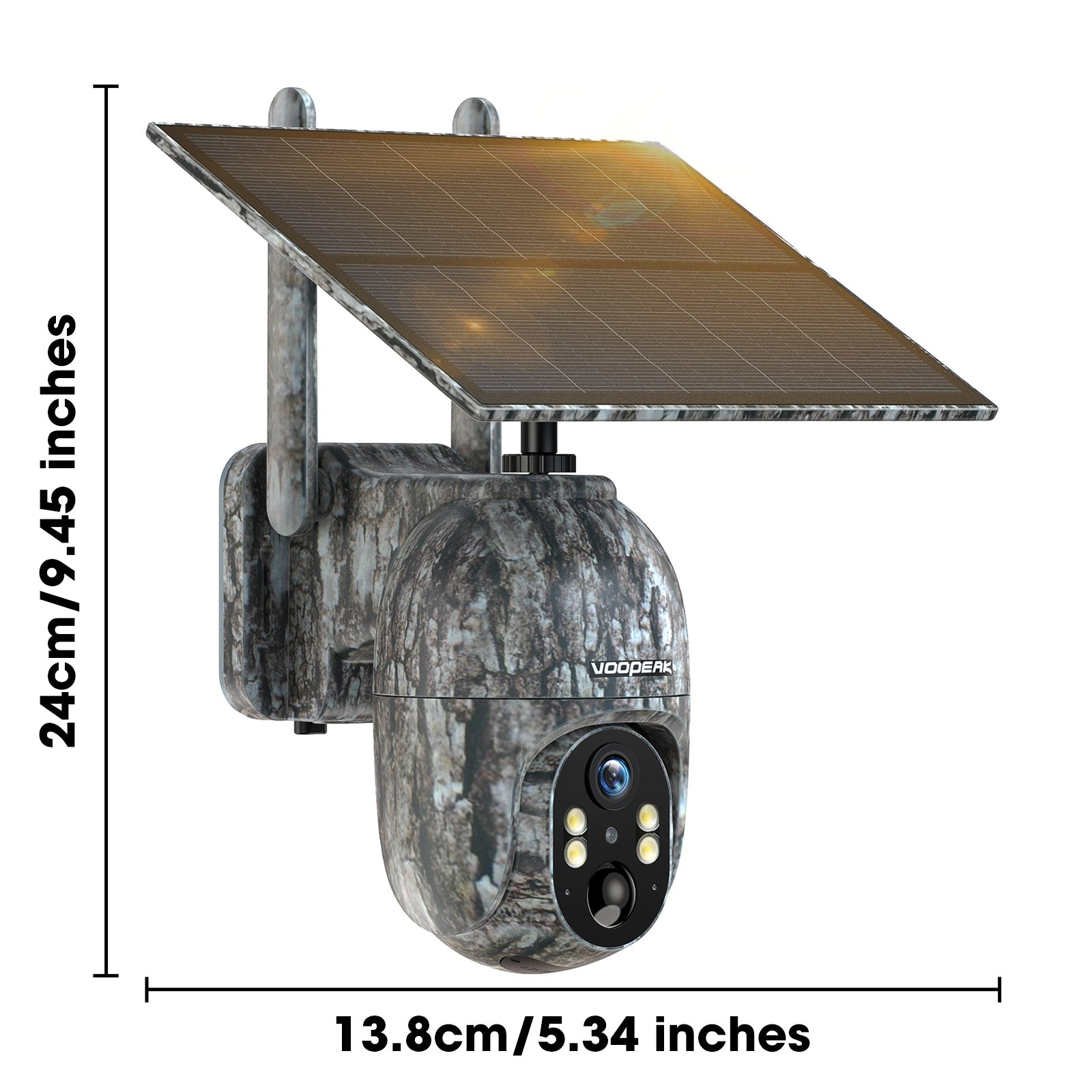 VOOPEAK Cellular Trail Camera - SIM Included, 360° Remote View, Motion Activated