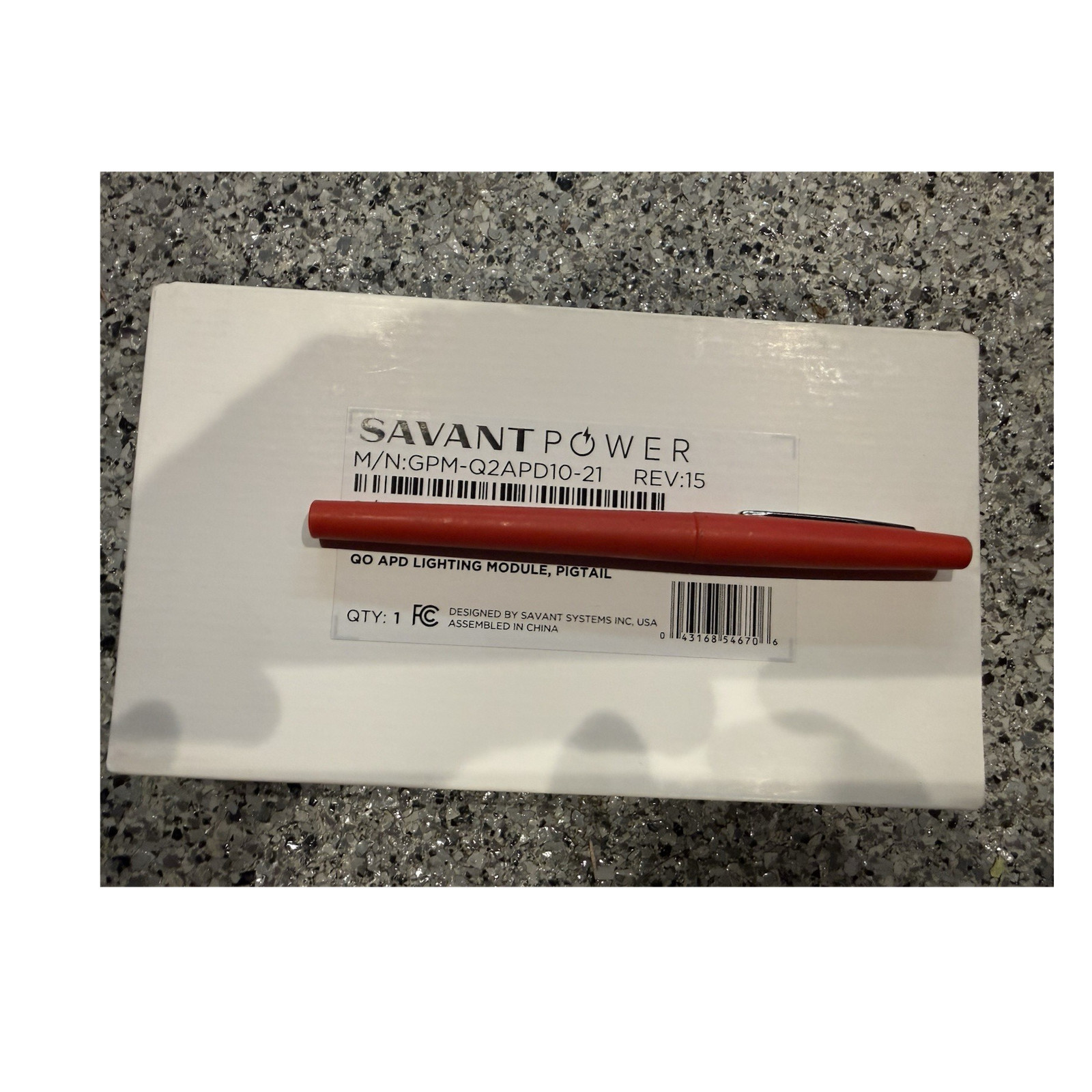 Savant GPM-Q2APD10-21 Lighting Module MNIGPM-QADPIO-21 REV15