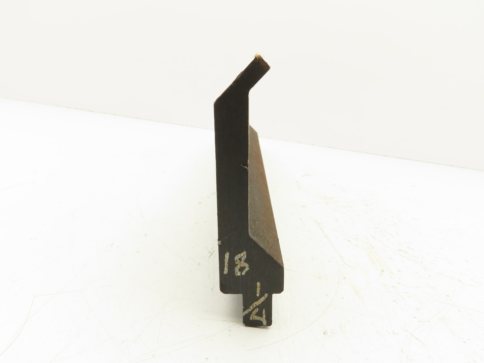 Press Brake Gooseneck Punch Die 18-1/4" Long 90° V 1/4" Finger 3-3/4" H
