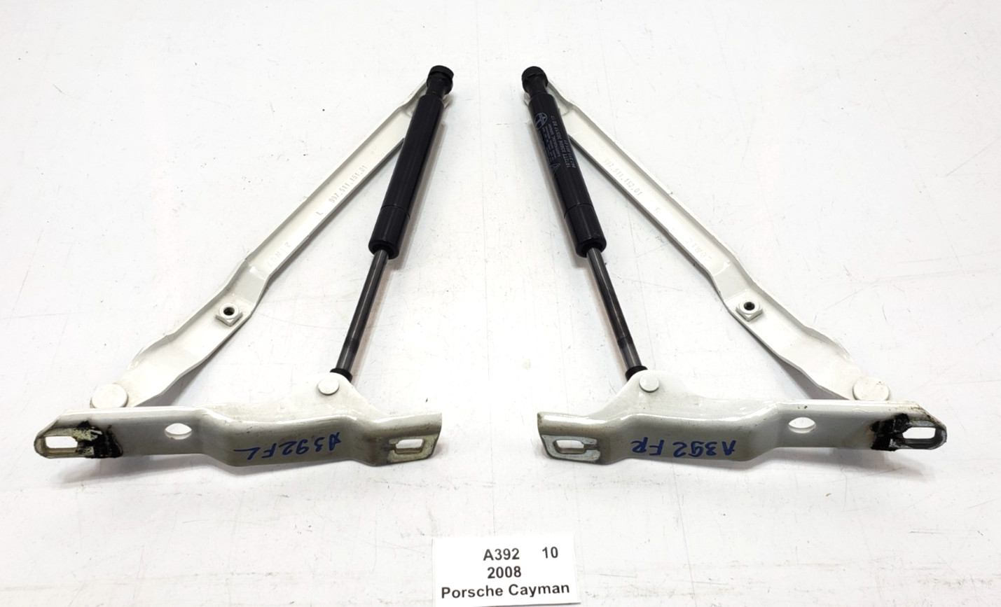 ✅ 05-12 OEM Porsche Cayman 987 Boxster Front Left Right Hood Bonnet Hinge SET