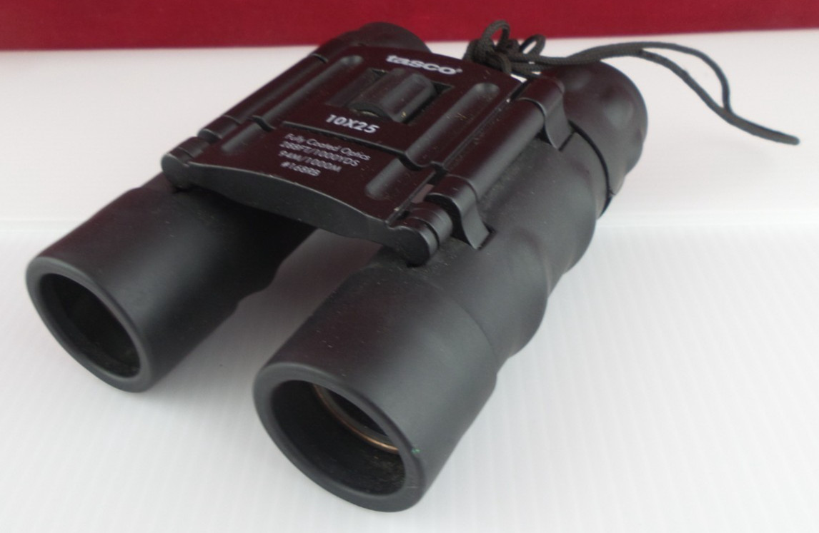 Tasco 10x25 Compact Binoculars, Fully Coated Optics