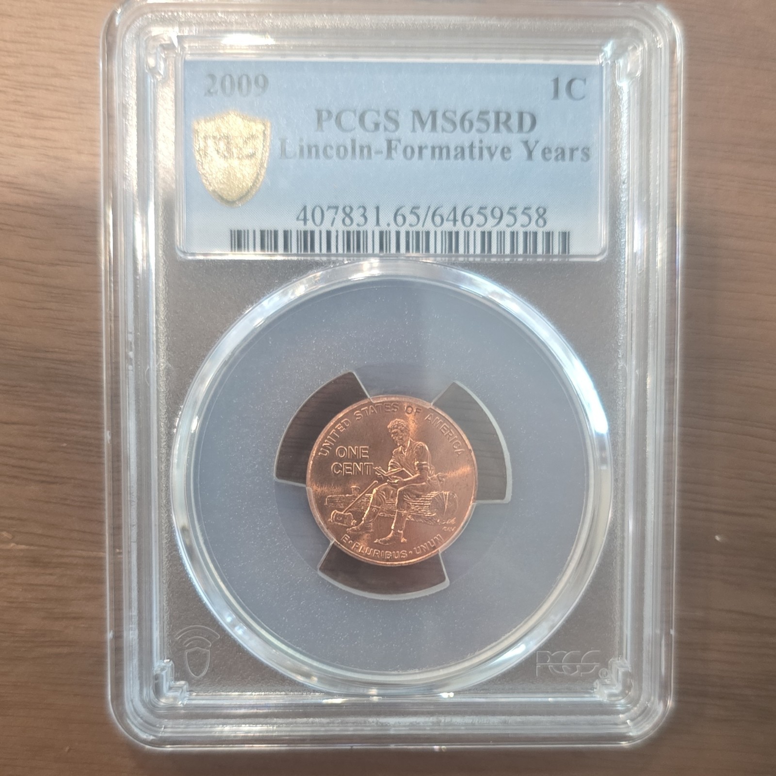 2009-P Lincoln Bicentennial Formative Years Small Cent 1C PCGS MS65RD 64659558