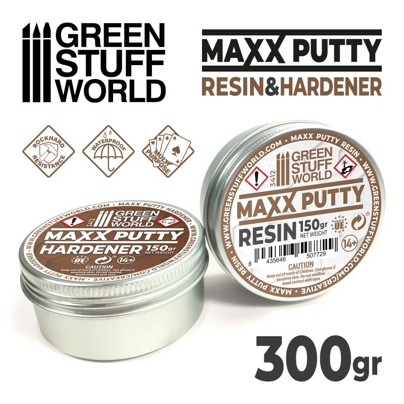 MAXX PUTTY 300gr - Sculpting and Modeling putty Epoxy Putty miniatures wargames