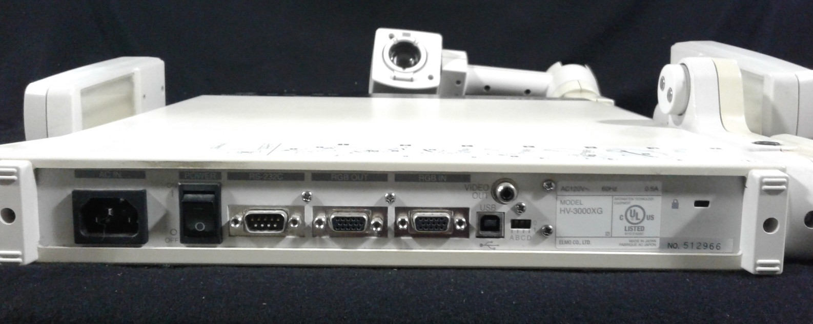 ELMO VISUAL PRESENTER HV-3000XG DOCUMENT CAMERA PRESENTER. Our #7