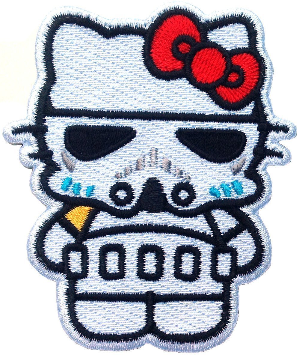 Hello Stormtrooper Kitty Empire Patch