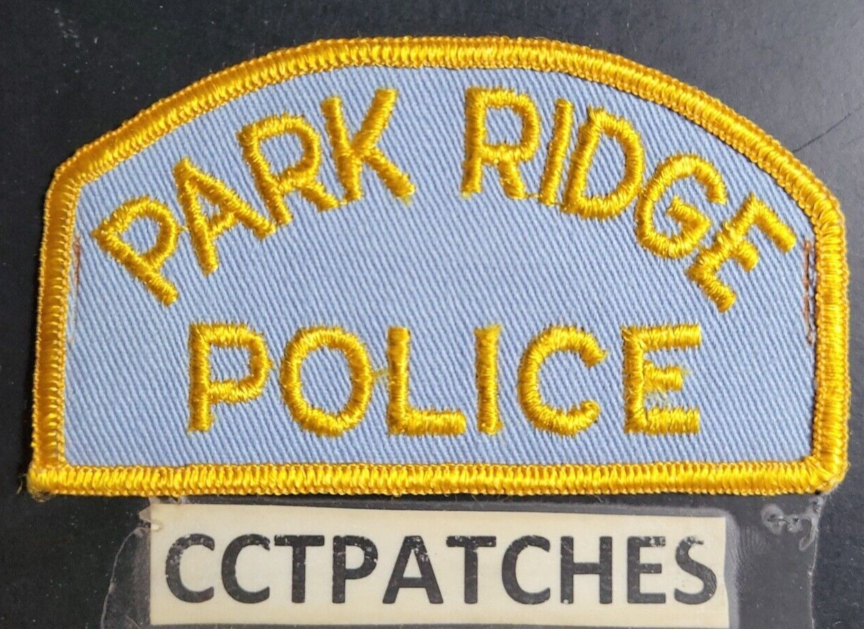 RARE PARK RIDGE, ILLINOIS POLICE SHOULDER PATCH IL