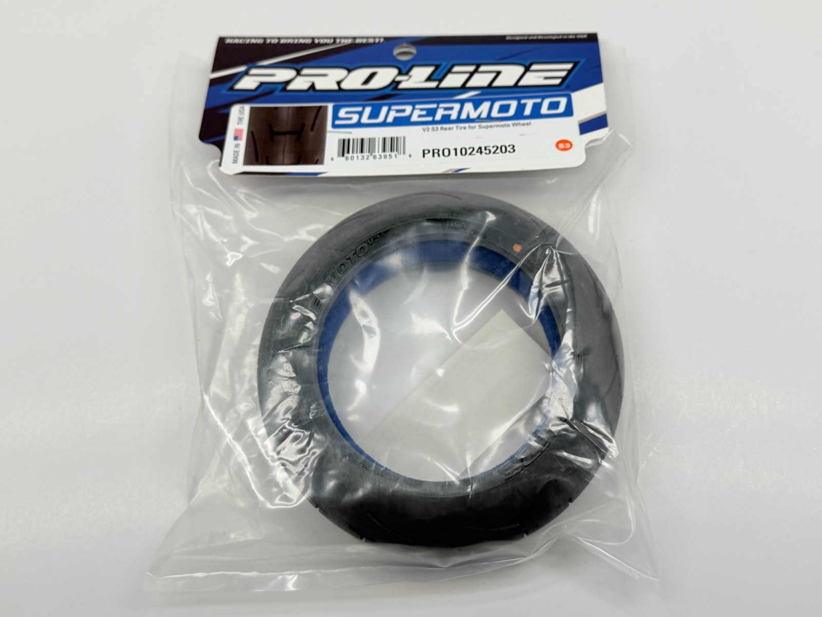 Pro-Line 10245203 Supermoto V2 S3 Rear Tire for Supermoto Wheel