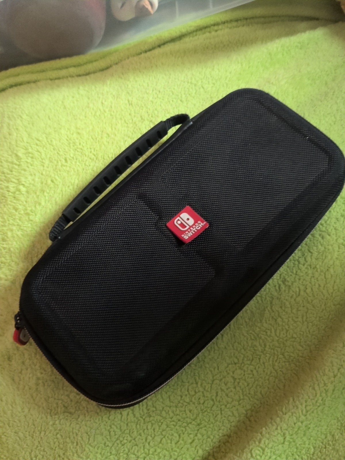 Nintendo Switch Carrying Case Black OEM Used But EUC Free Shipping