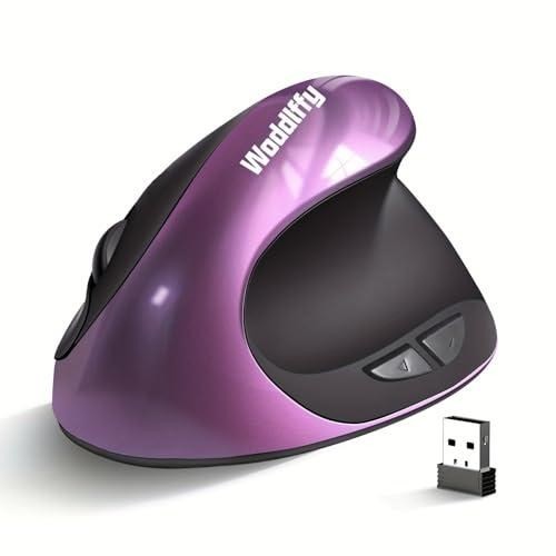 Woddlffy Ergonomic Mouse Wireless, Vertical Mouse Right Handed Small Mouse with