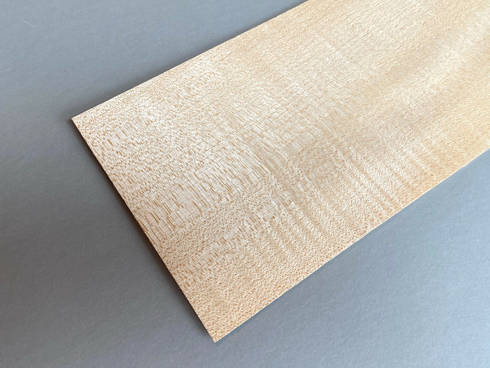 Guitar Veneer - 0.5mm (0.02") Natural Maple Wood 800mm x 90mm - Standard Grade