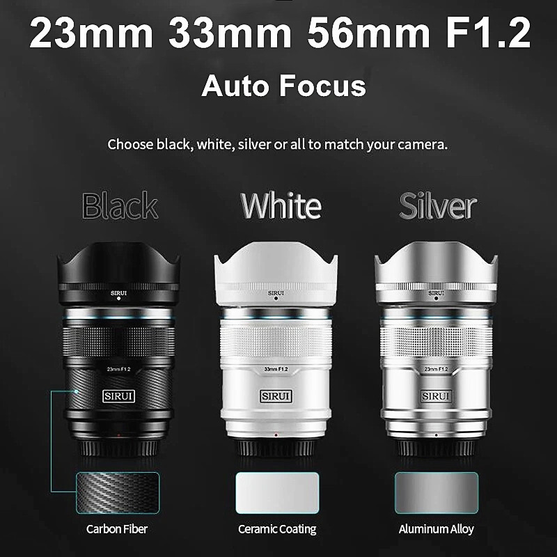 SIRUI Sniper 23mm F1.2 APS-C Auto Focus Lens Black f/Sony E Mount