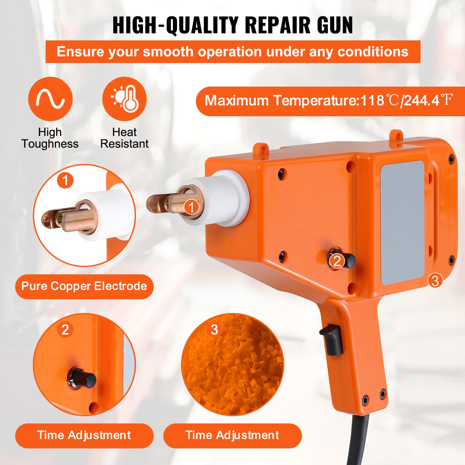 Auto Body Dent Repair Kit Stud Welder Kit 800VA Stud Dent Puller Spot