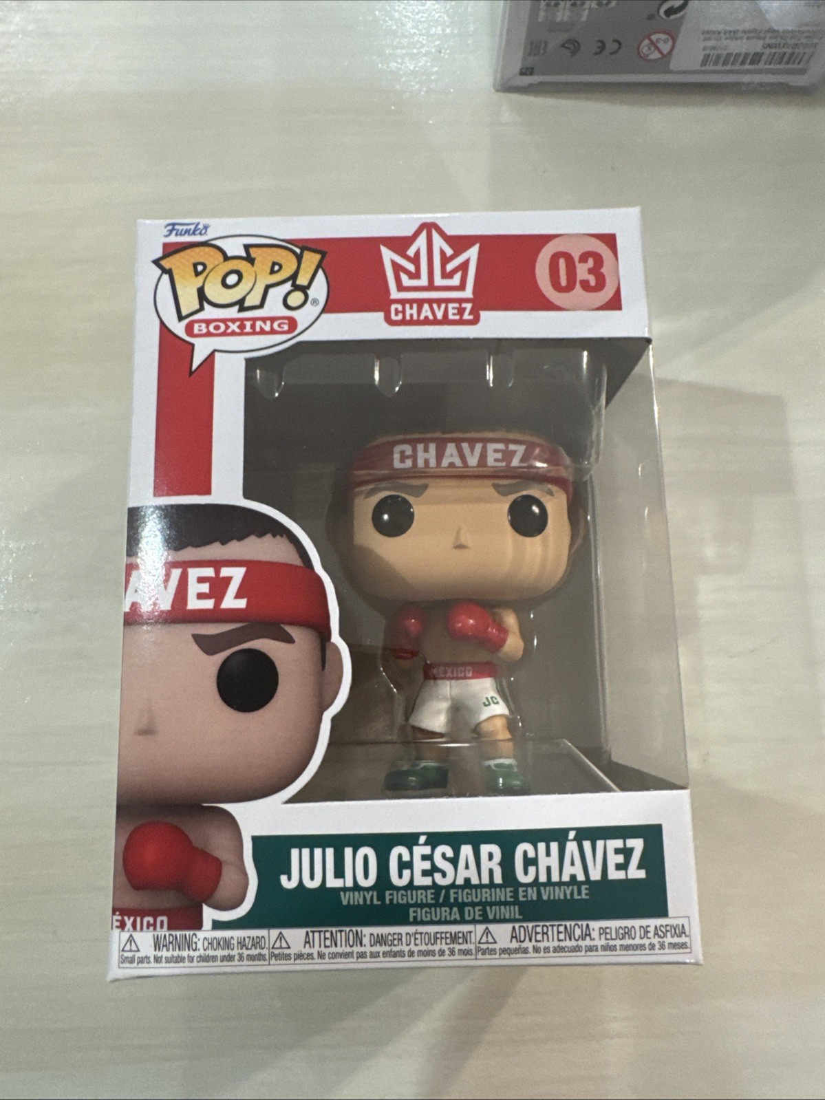 Funko Pop !  Vinyl Figure Boxing Julio Cesar Chavez #03