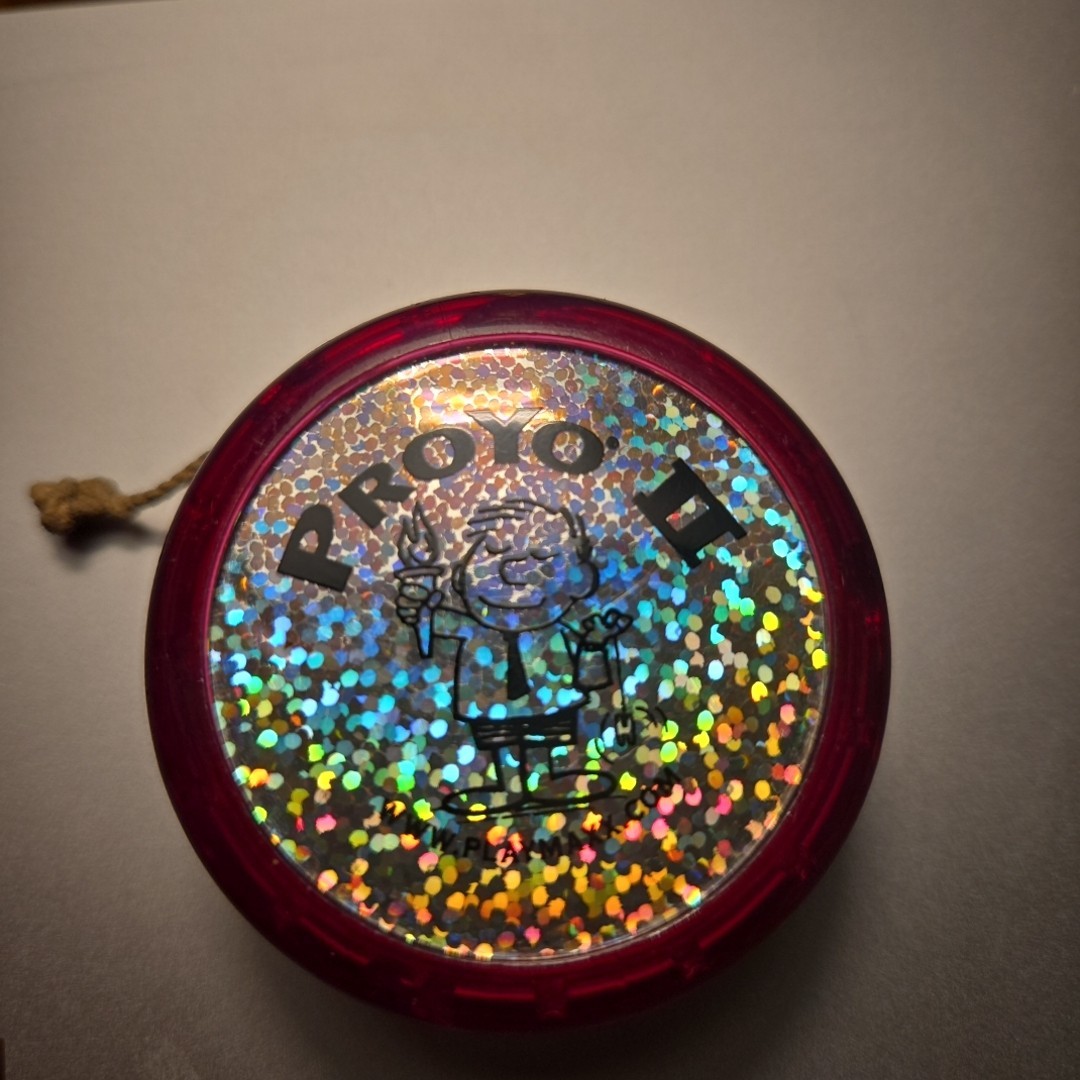 Vintage ProYo II Yo-yo Glitter Logo Playmaxx Blue/clear