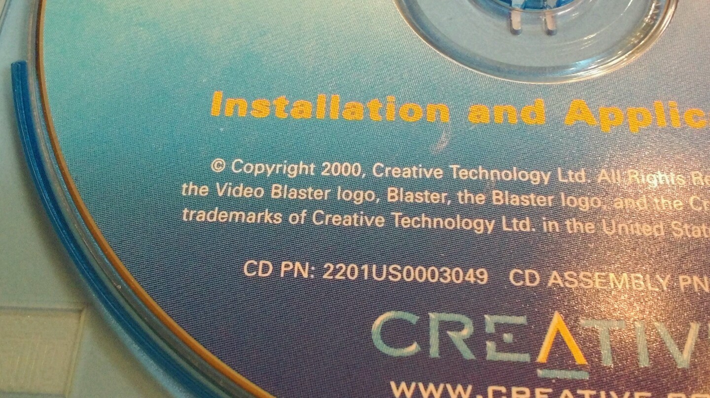 Windows 95 98 Creative Video Blaster Webcam Plus VTG 2000 RARE CD Retro Tech!