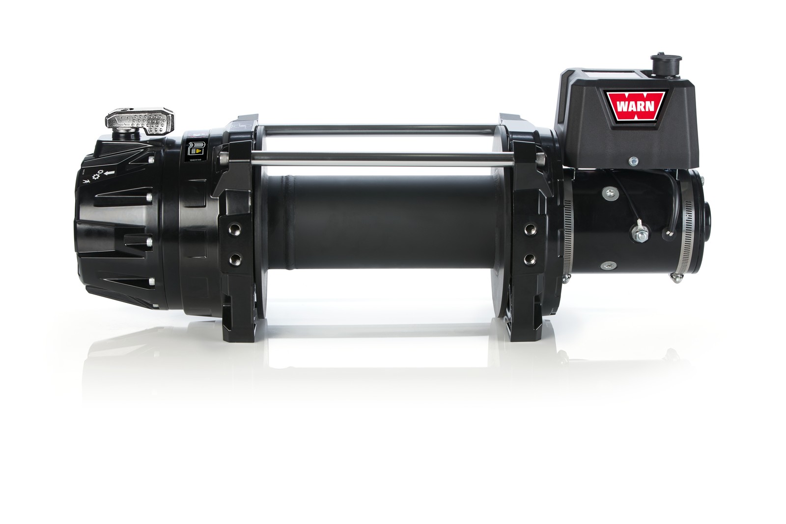 Warn 104640 Series G2 18 DC Winch 24V Anti-Clockwise 10" Wire Drum Manual Clutch