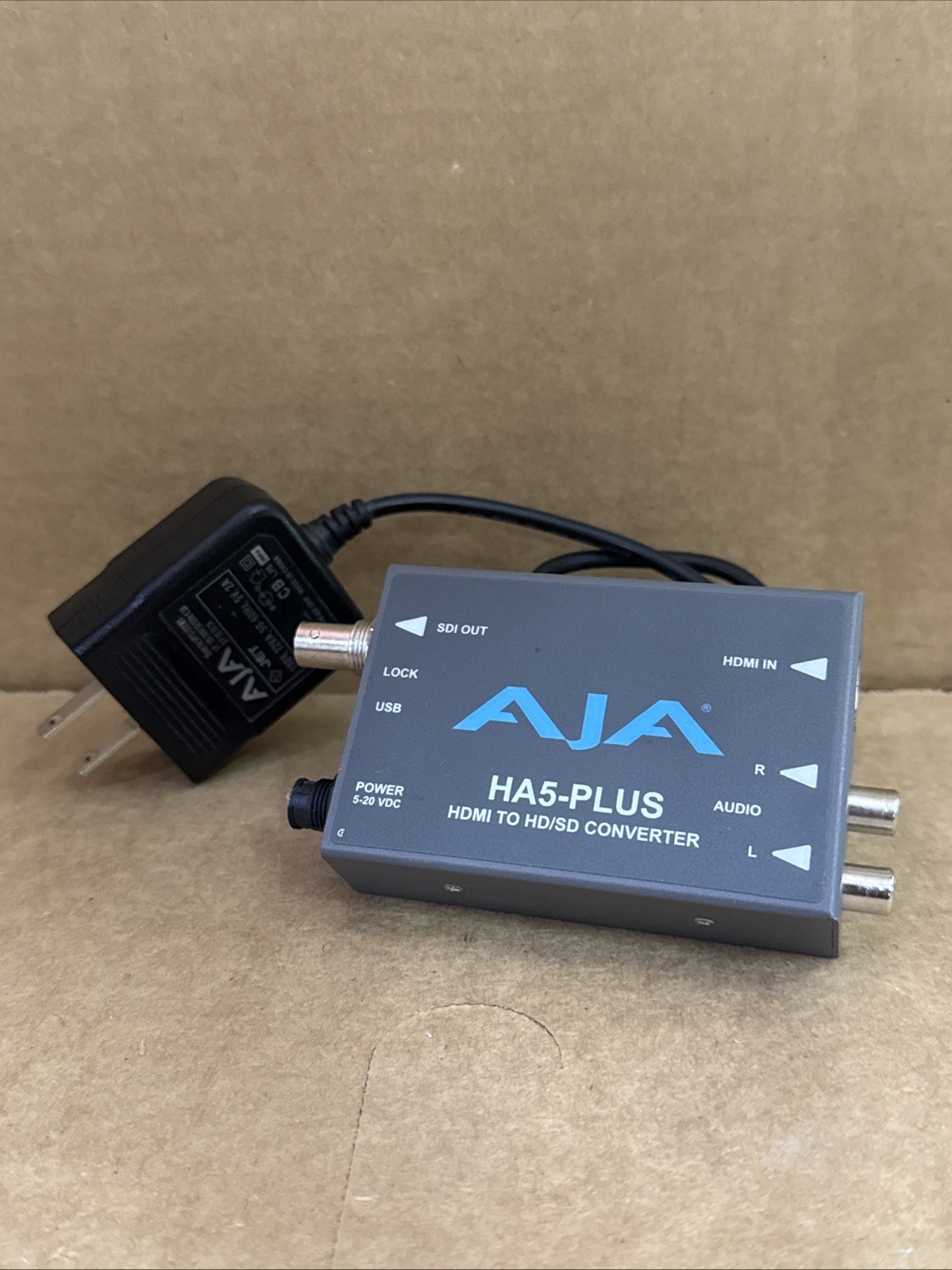 AJA HA5-PLUS HDMI to 3G/HD/SD Converter w/ PSU
