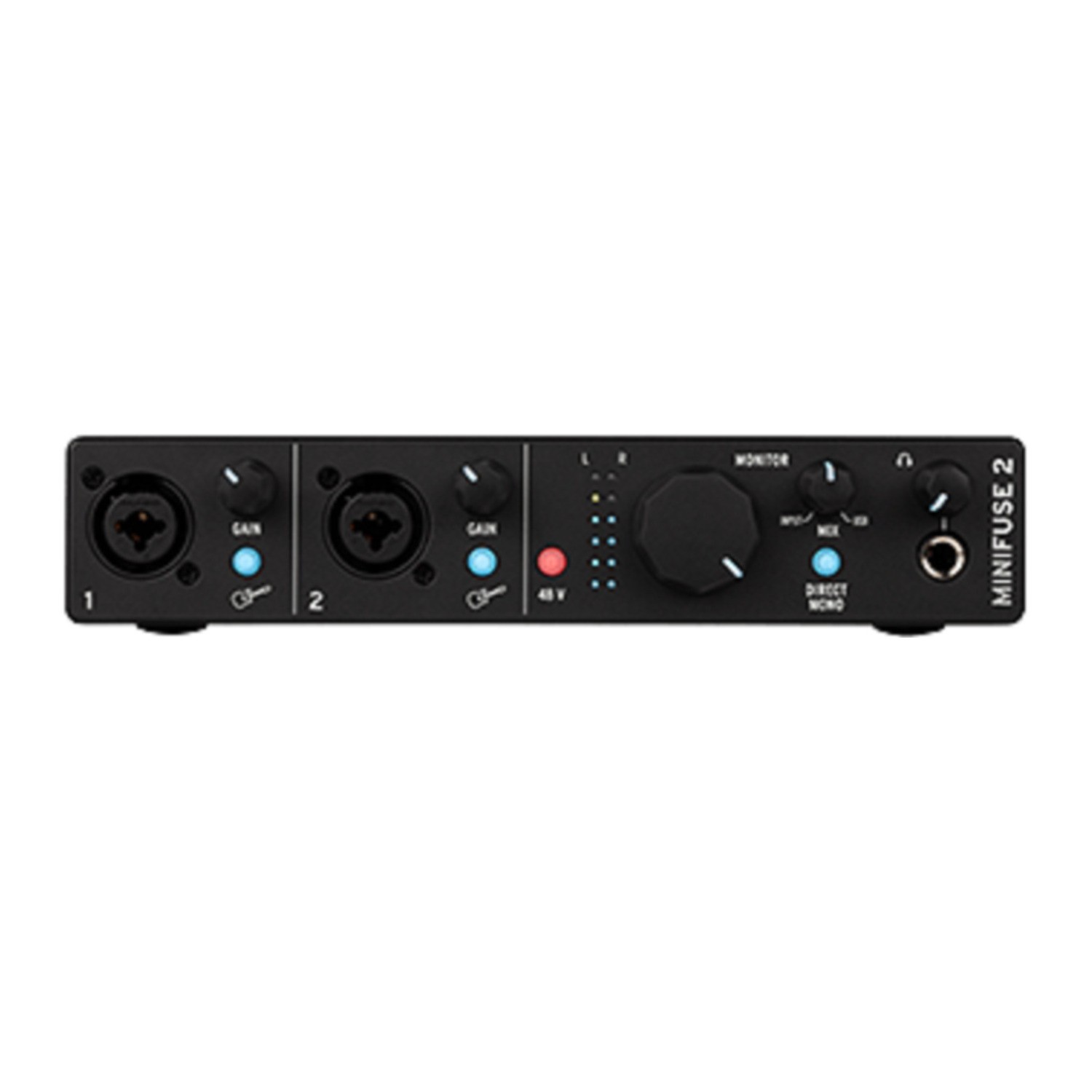 Arturia MiniFuse 2 USB C Audio Interface Microphone 2x TRS Cable Bundle