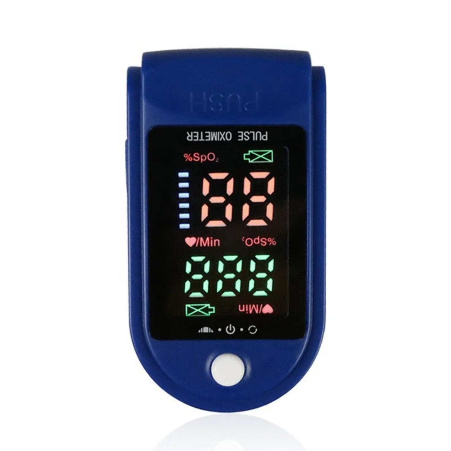 Fingertip Pulse Oximeter, Blood Oxygen Saturation Monitor (SpO2) With Pulse Rate