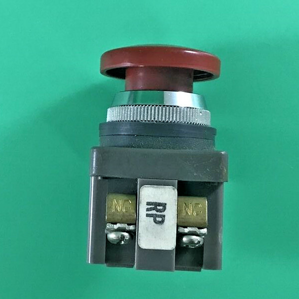 858T RED MUSHROOM PUSH BUTTON SWITCH