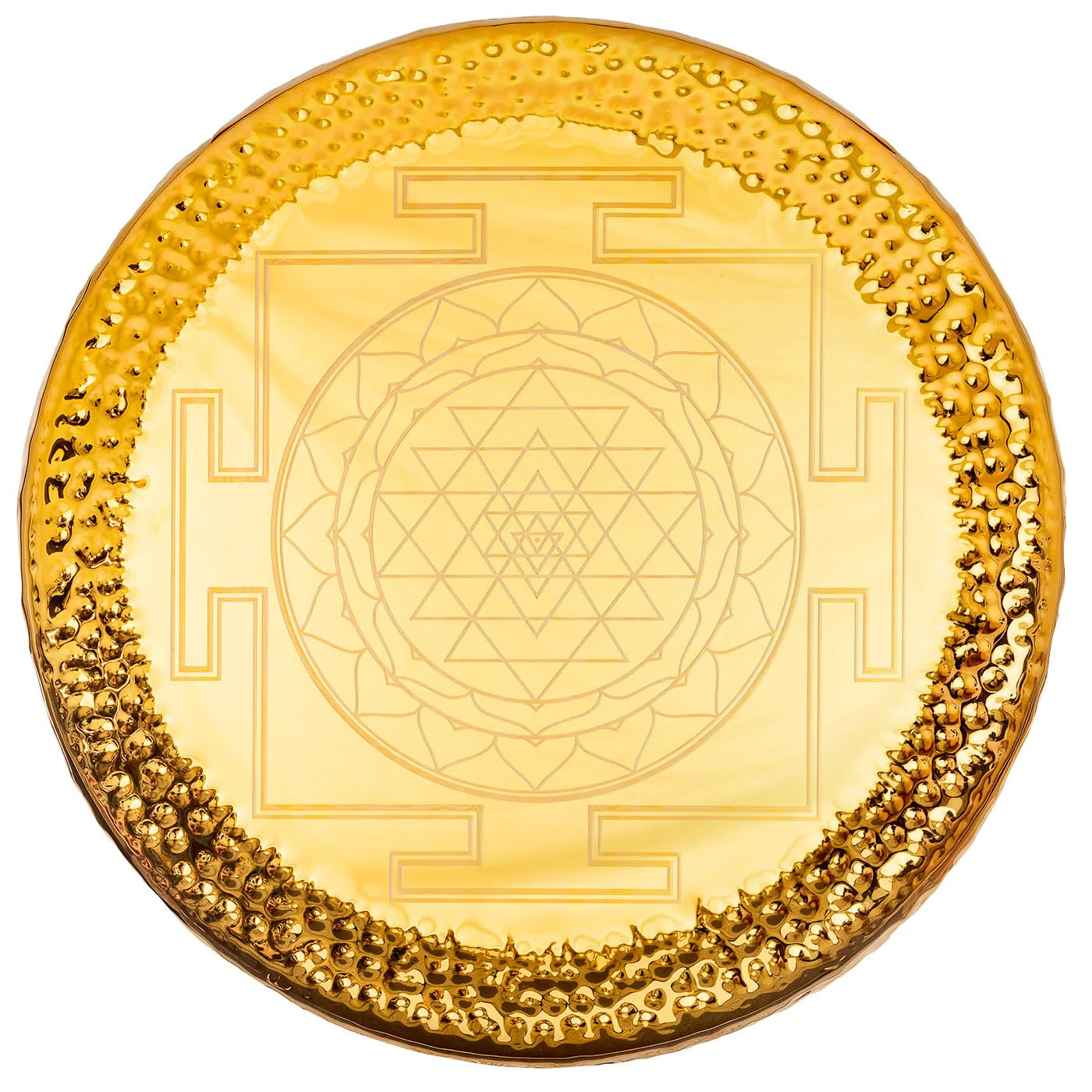 Unlimited Golden Sri Yantra Gongs - 26" to 32"