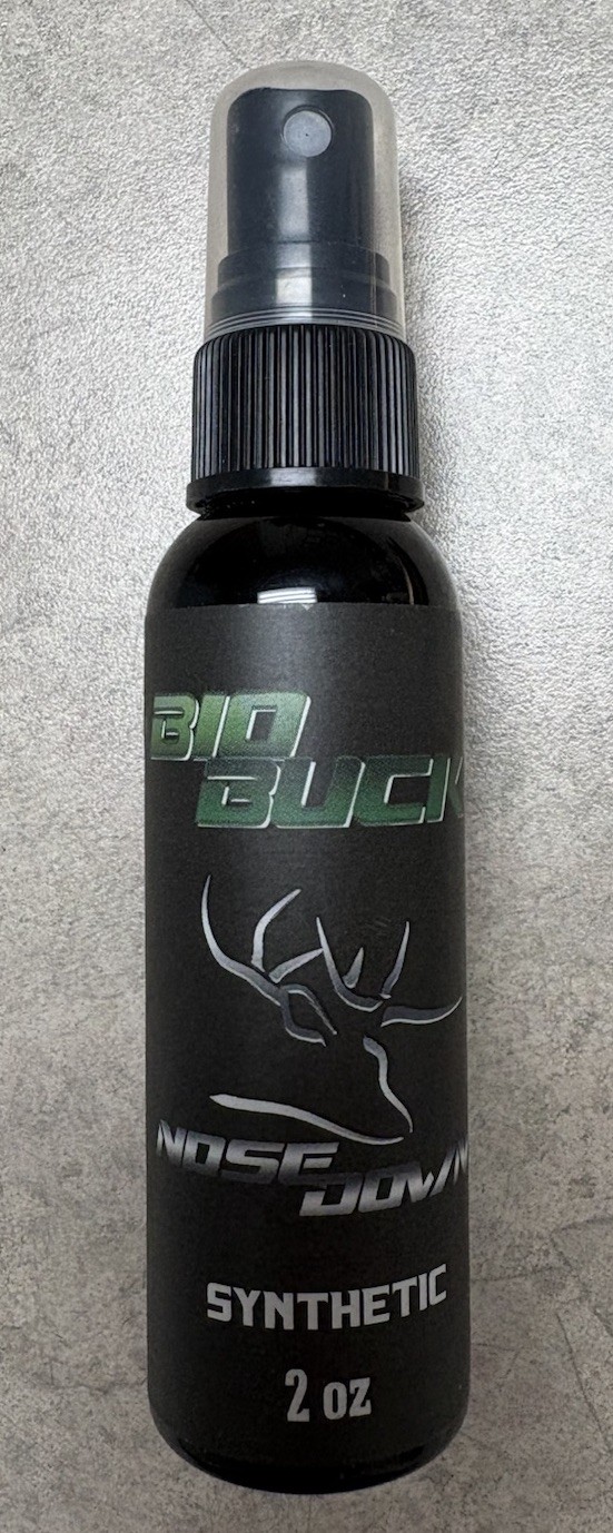 Nose Down Bio Buck Nose Down Pure Deer Attractant Synthetic Spray 2 Oz NEW