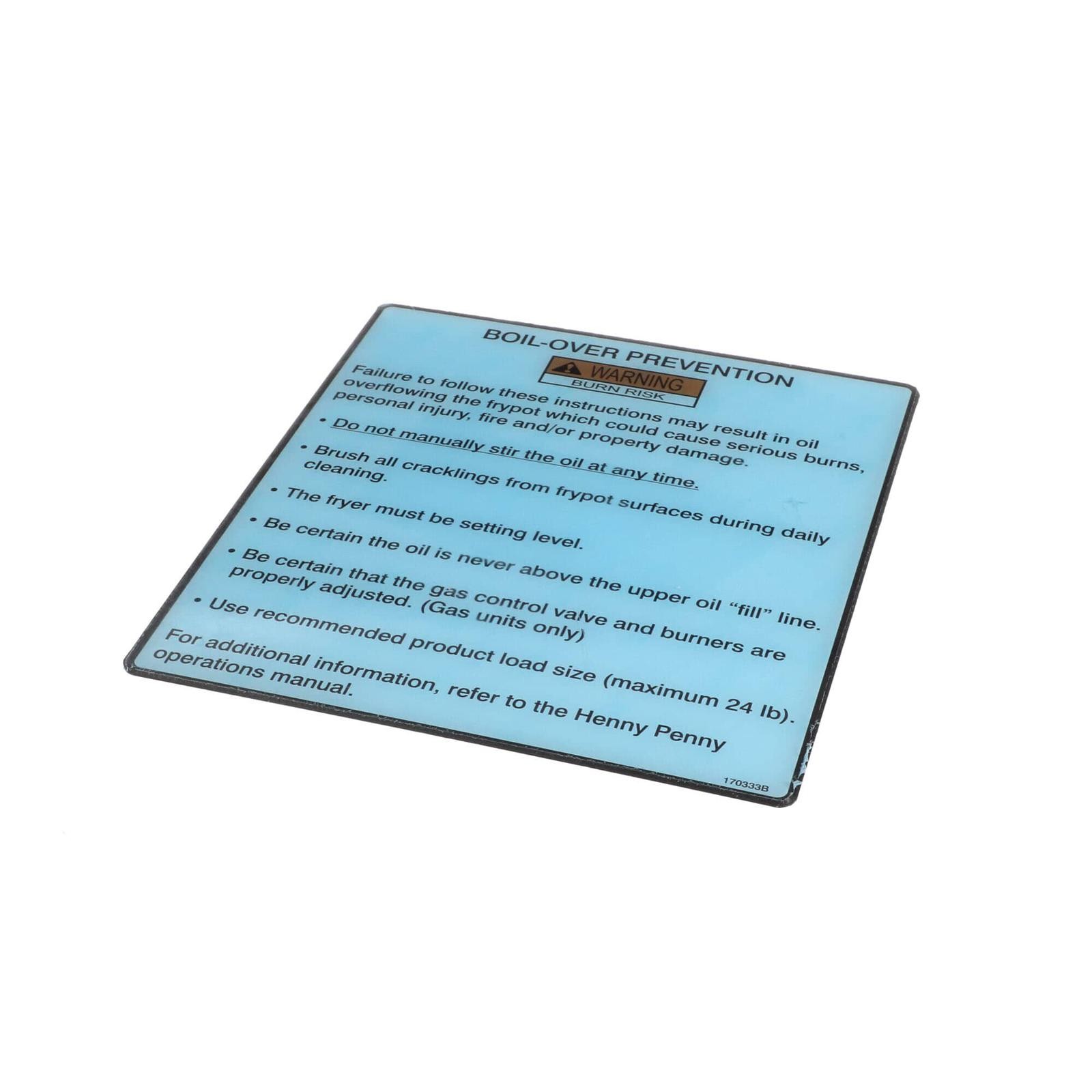 Henny Penny 170333- Genuine OEM Replacement Part