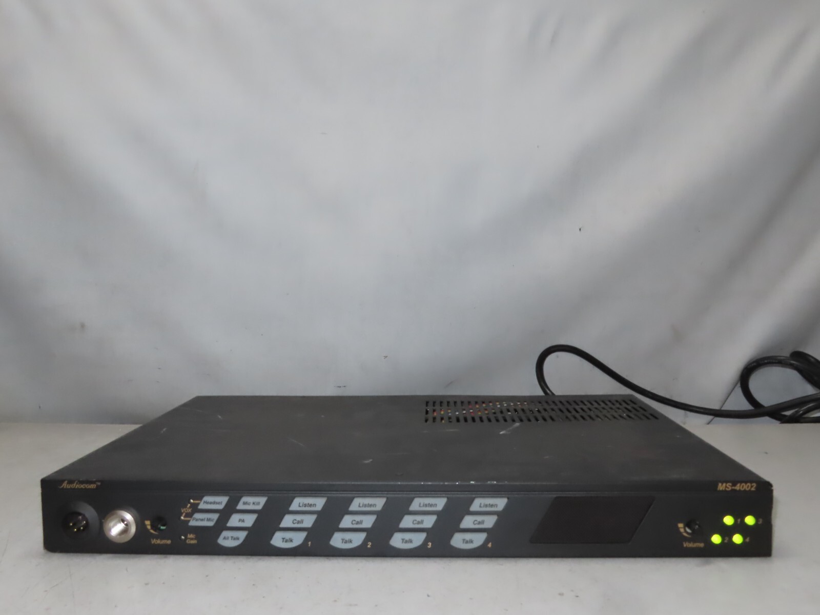 TELEX RTS MS-4002 4-Channel Main Station for Wired Intercom System