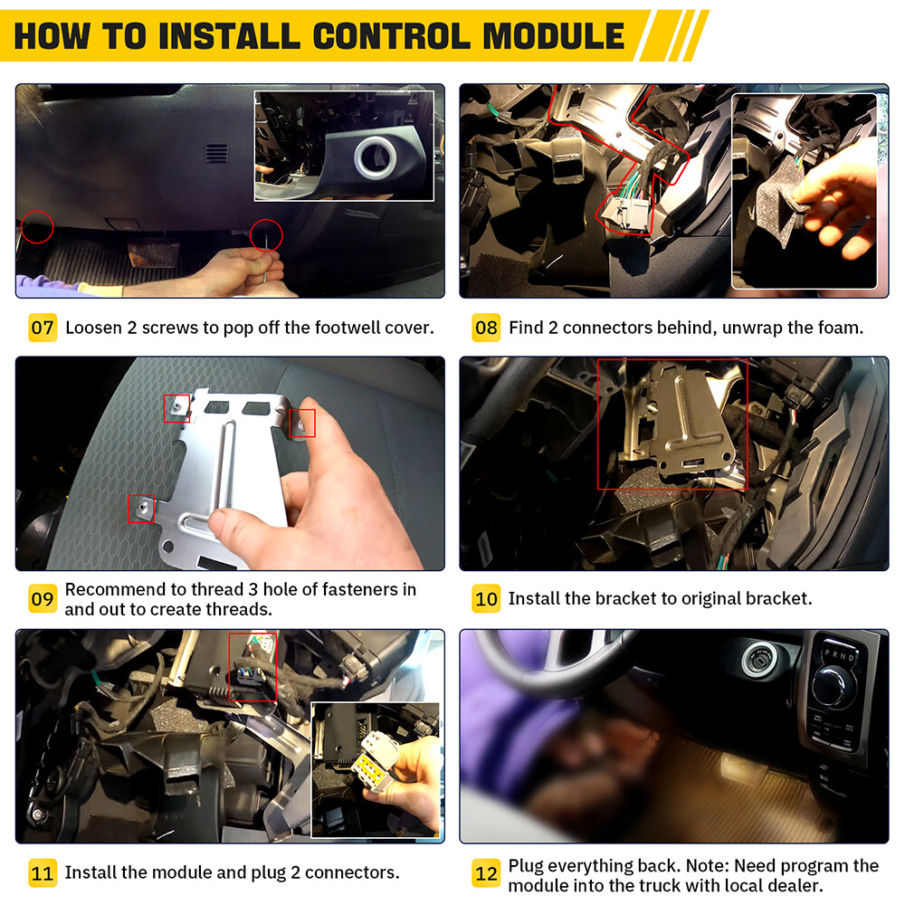 Trailer Brake Controller Module For 2016 2017 2018 Ram 1500 2500 4500 5500 3500