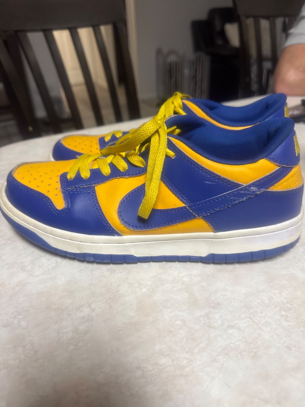 Nike Dunk Low Retro UCLA Blue Jay University Gold Men's Sneakers Size 10.5