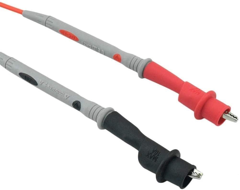 High-Performance 4 Pcs Alligator Clips with Gold-Plated Tips for Multimeters