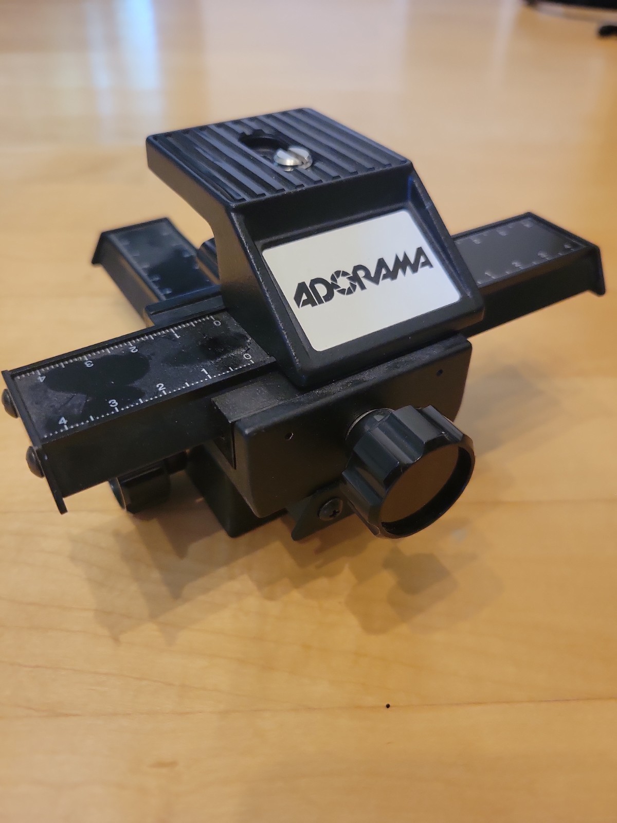 Adorama 4-way Macro Focusing Rail Set Slider Tripod Camera Bracket