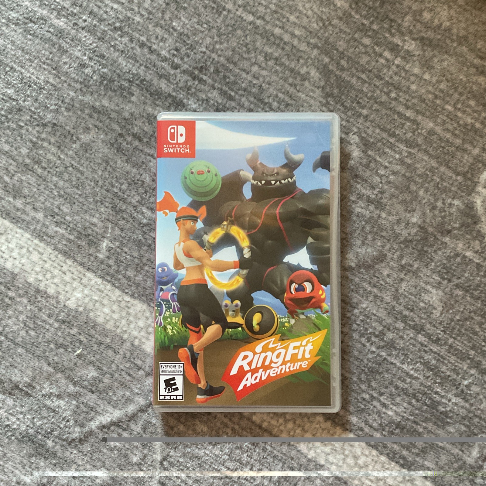 Nintendo Switch Ring Fit Adventure Game Bundle w/ Ring-Con & Leg Strap