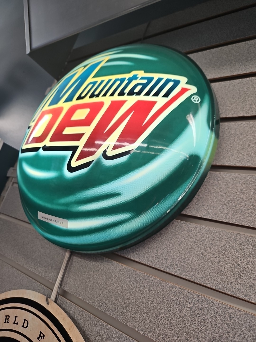 MOUNTAIN DEW LIGHT UP DISPLAY SIGN 15''