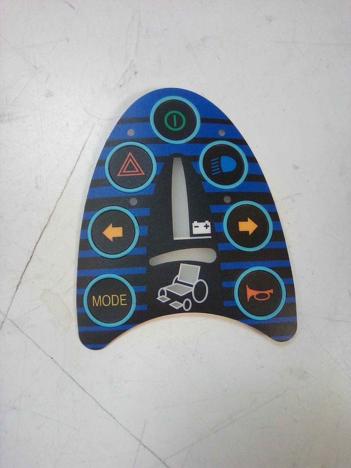 7 Key Remote Plus Joystick Controller Keypad for Jazzy, Permobil TECSERV1065 J10