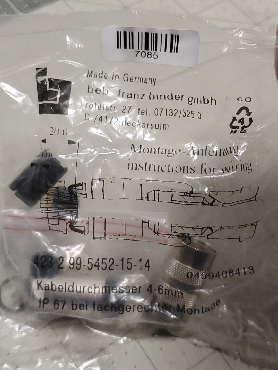 423 2 99-5452-15-14 4-6MM