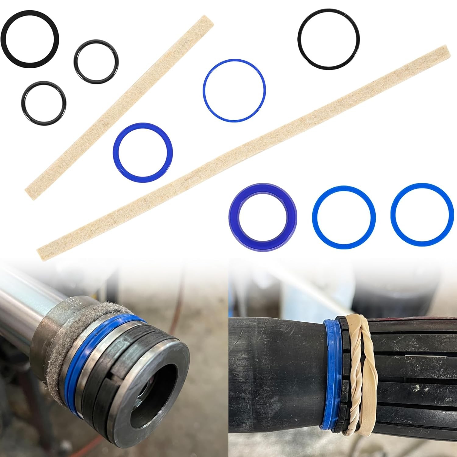 FJ783-12TH Rotary Lift Kit Cylinder Seal Kit for Texas HYD SPO9 SP0A9 SPO7 SPOA7