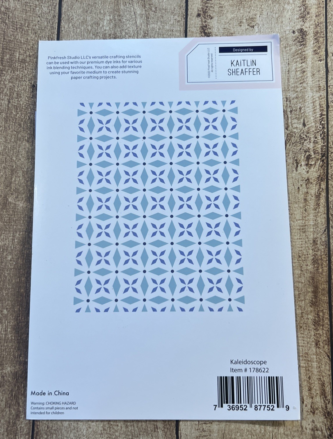 Pinkfresh Studio Kaleidoscope 3-Piece Stencil Set--No Longer Available