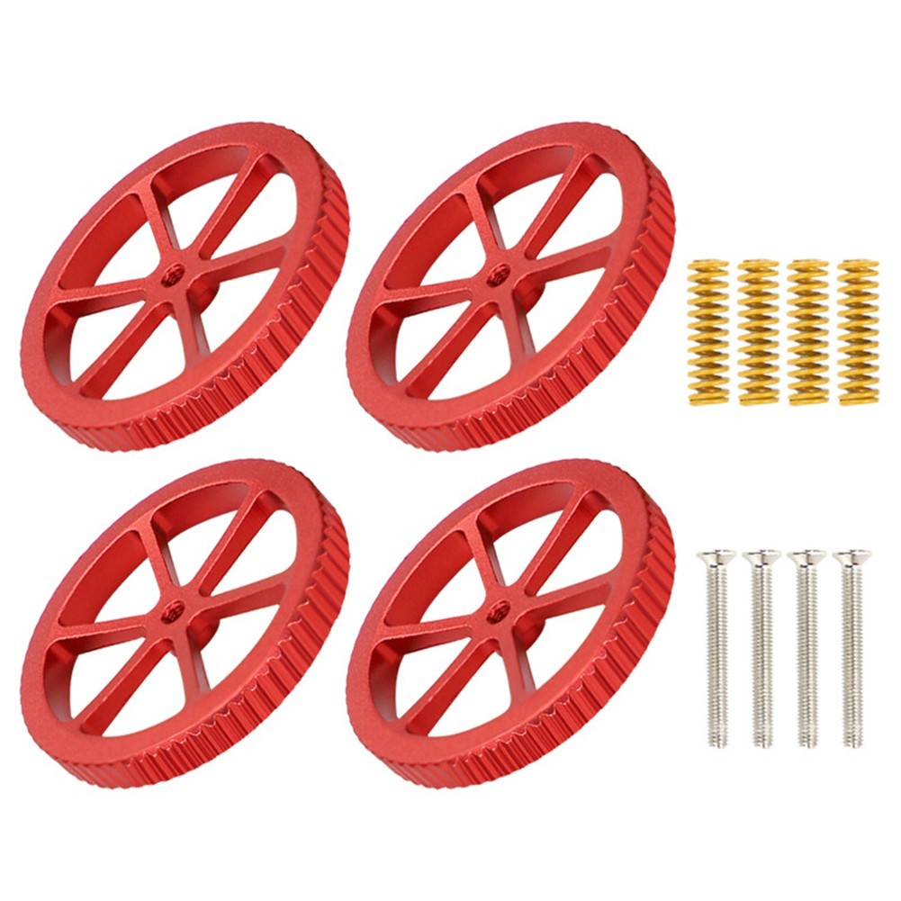 Efficient Installation Leveling Nut Set with Screws for Ender 3 Printers