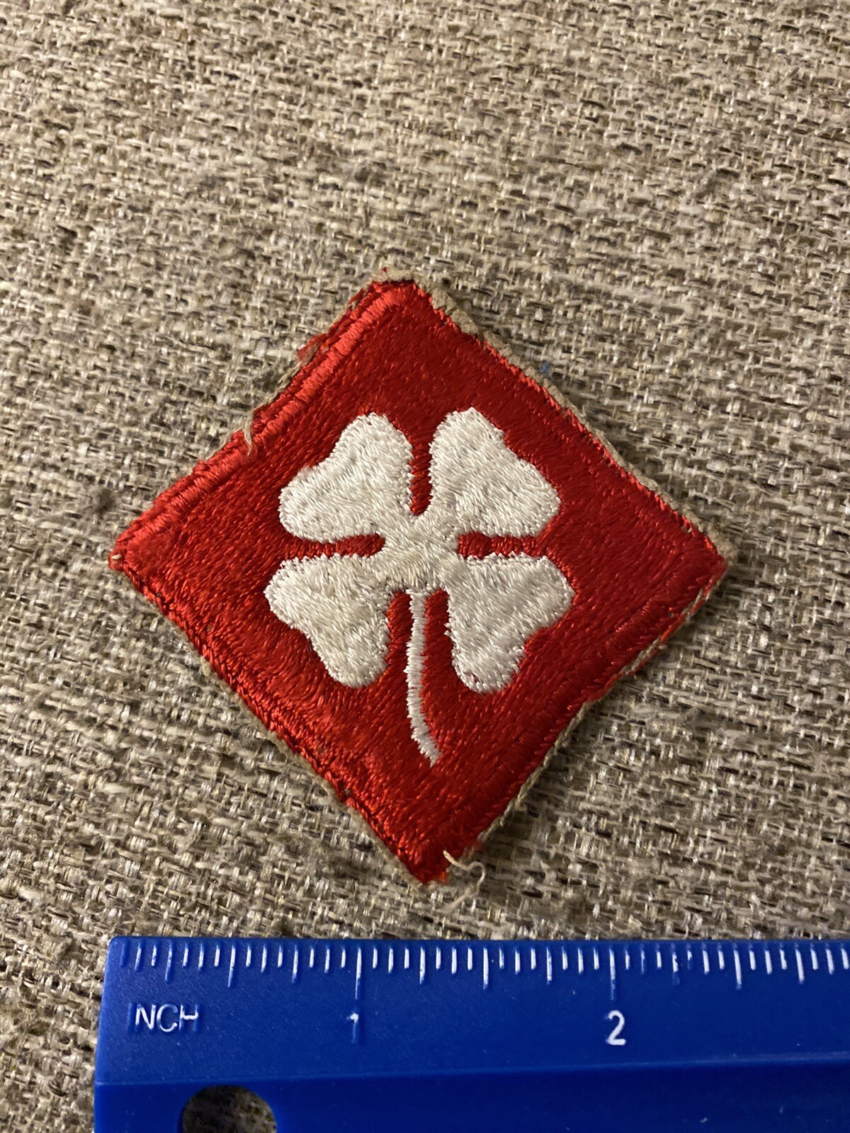 US Army 4th Army Patch Clover INV7369