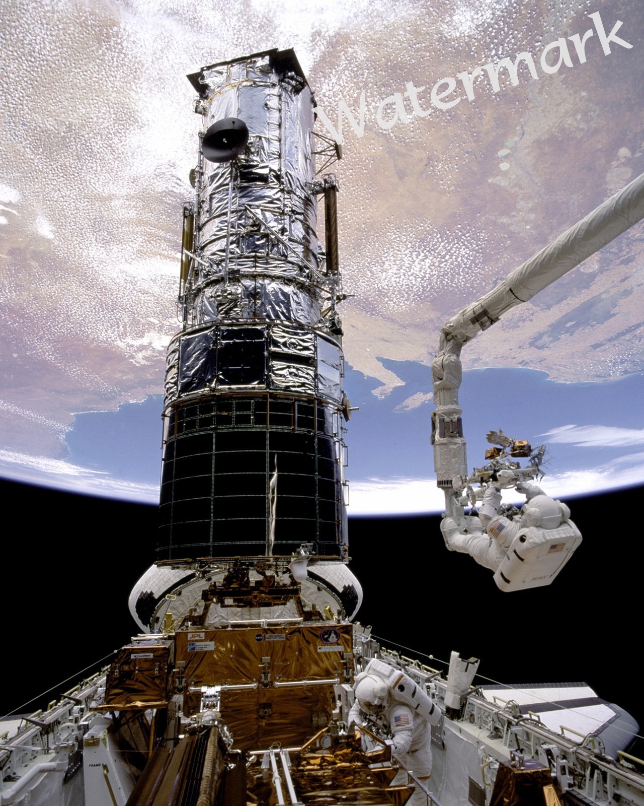 Photograph NASA Hubble Space Telescope Repair Year 1993 8x10