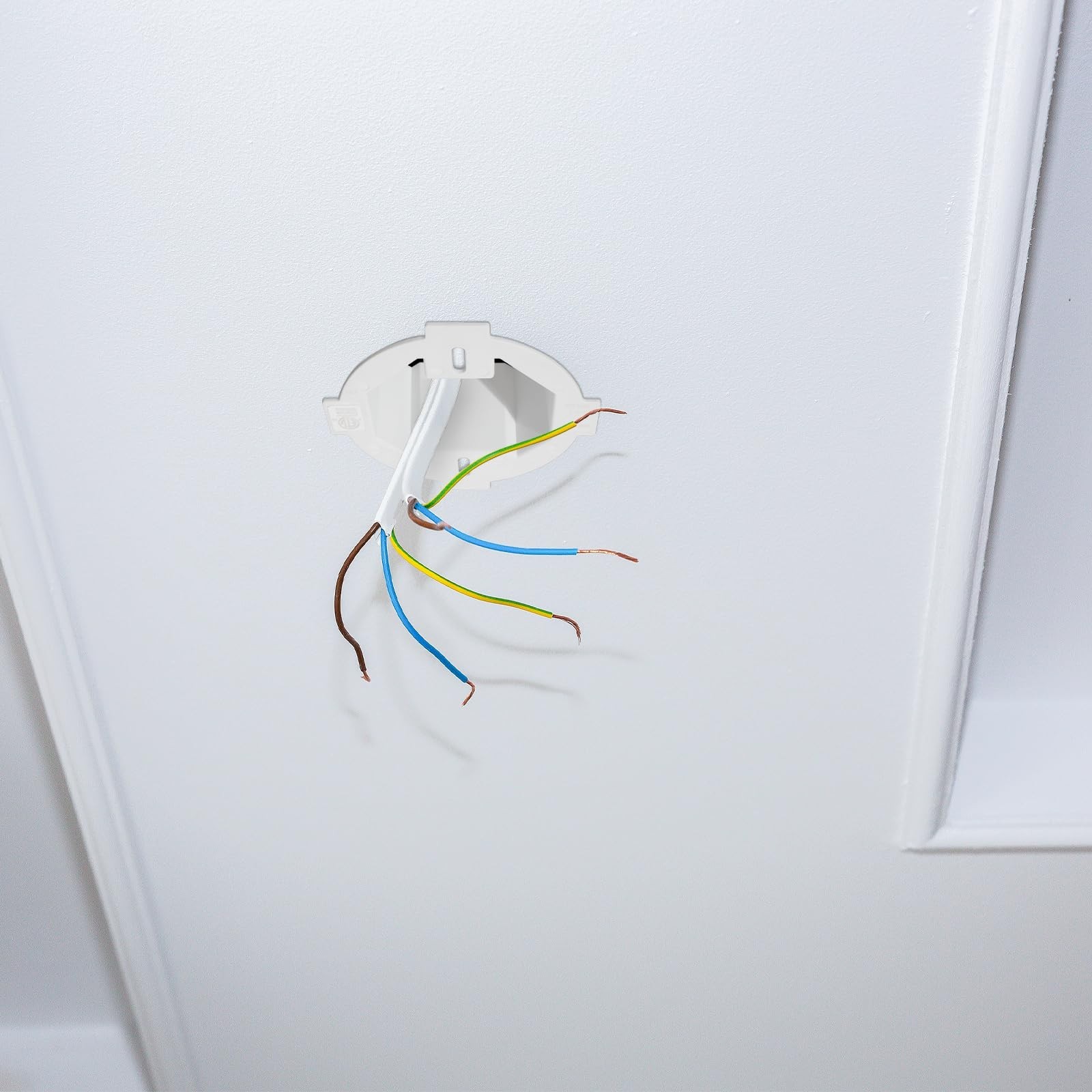 BE1R Outlet Box Extender, cETLus Certified Round Ceiling Box Extender, Extend...