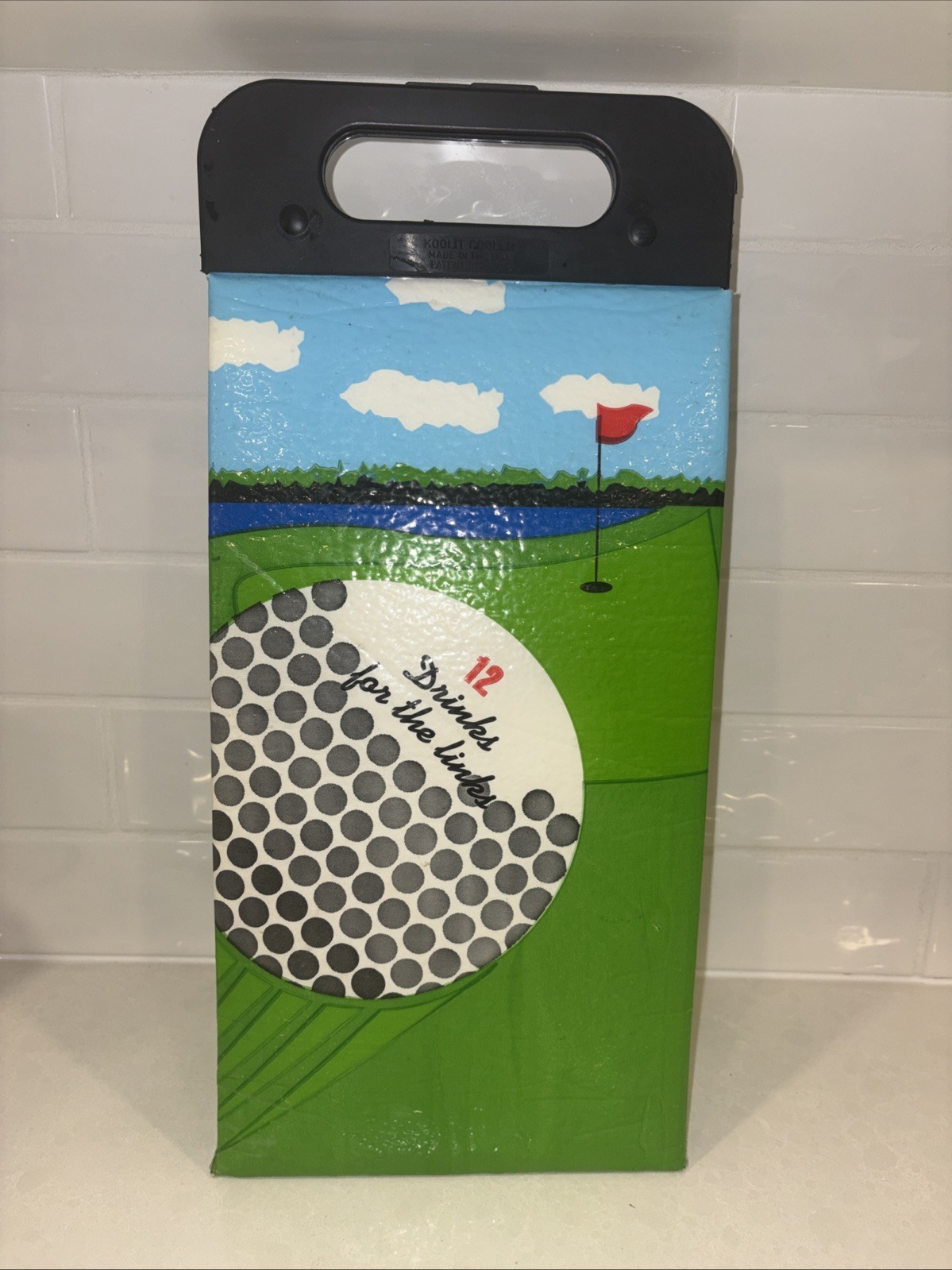 Vintage Kool-It Golf Course Cooler Bag "12 Drinks for the Links" - Super Rare!
