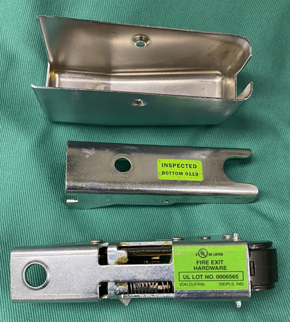 Von Duprin Surface Vertical Rod Bottom Latch With 26D Cover 050090 9927/9827