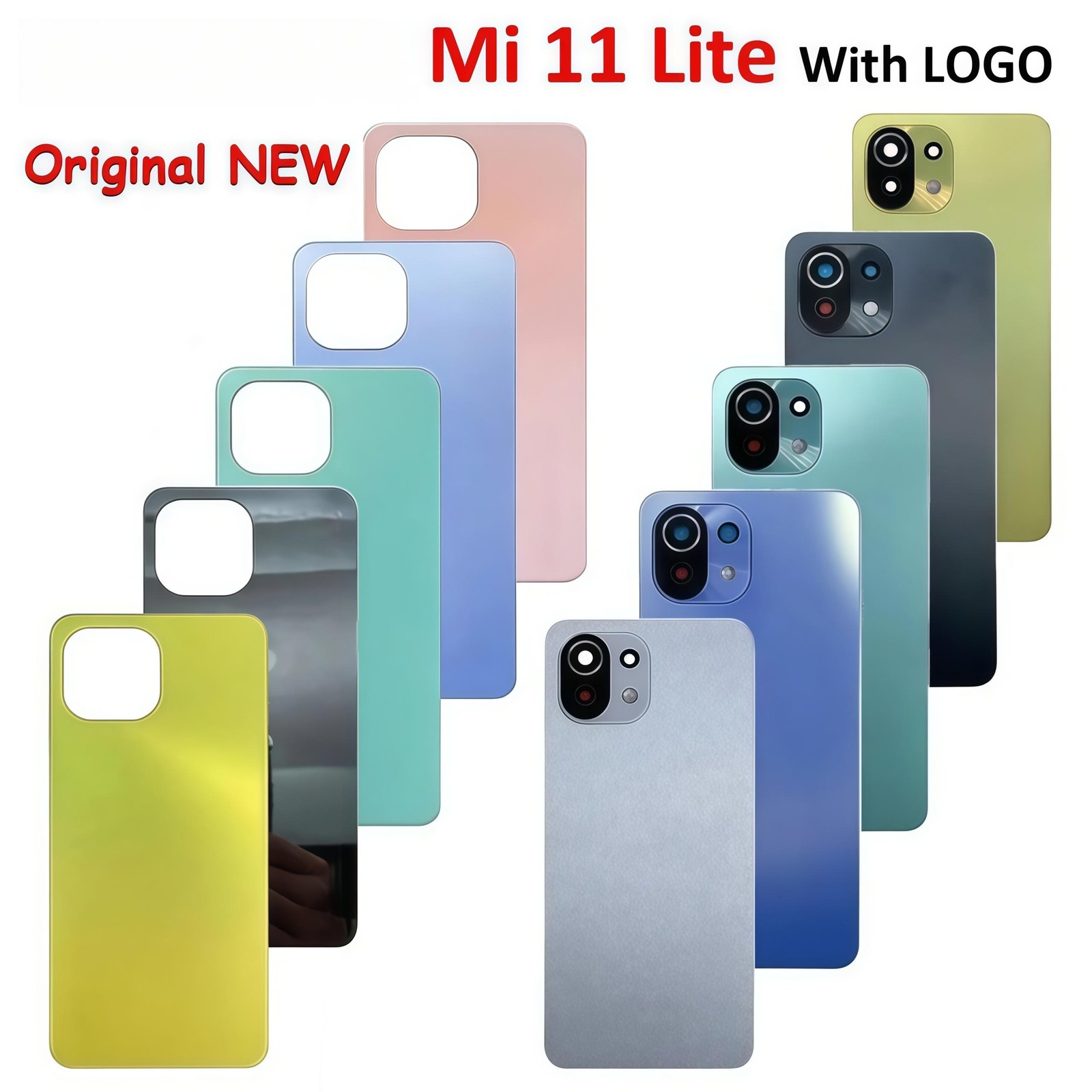 Genuine Back Glass Housing Battery Cover Rear Case Door For Xiaomi Mi 11 Lite 5G
