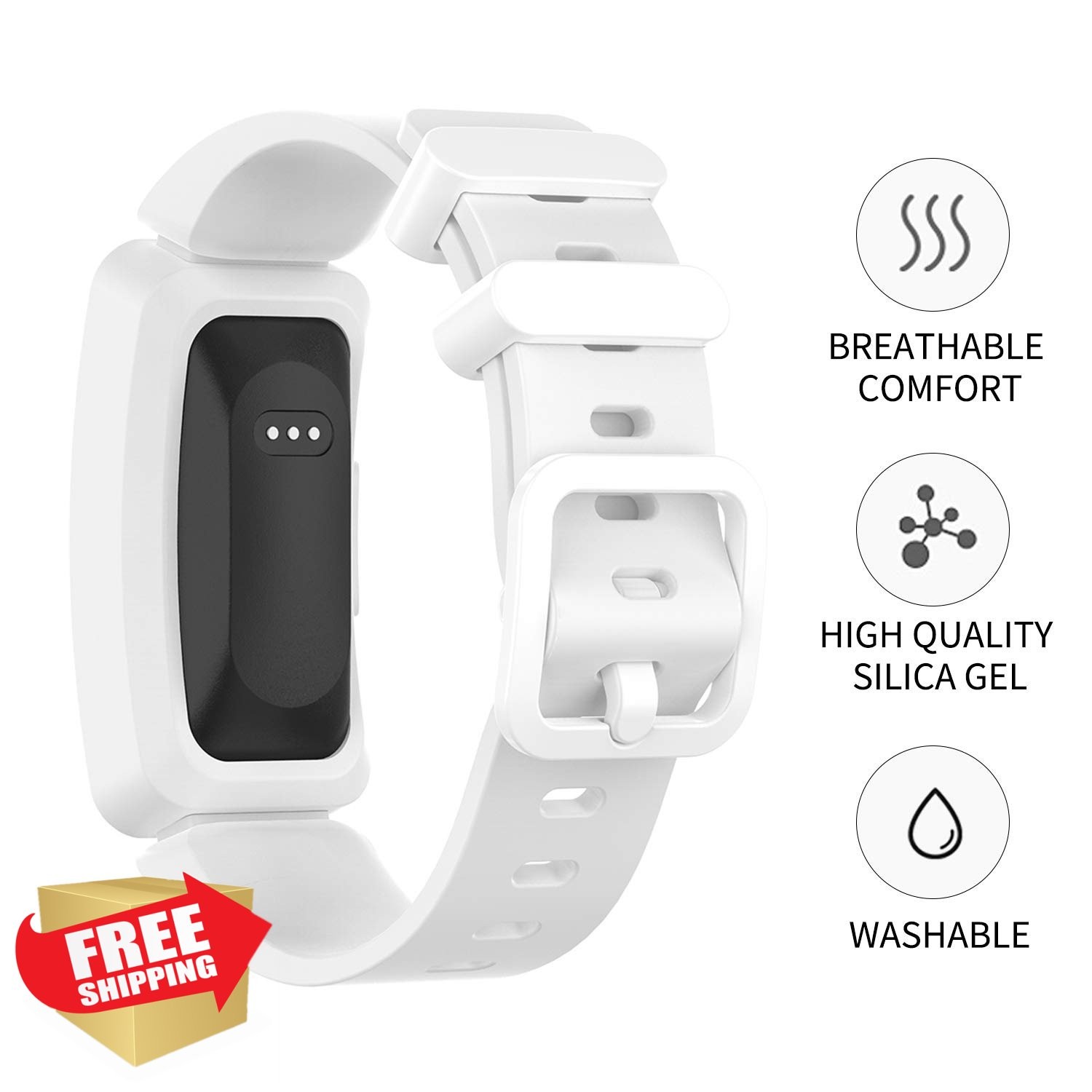 Watbro Fitbit Ace 2 Bands Silicone Kids Replacement Strap Ace 2 Inspire HR