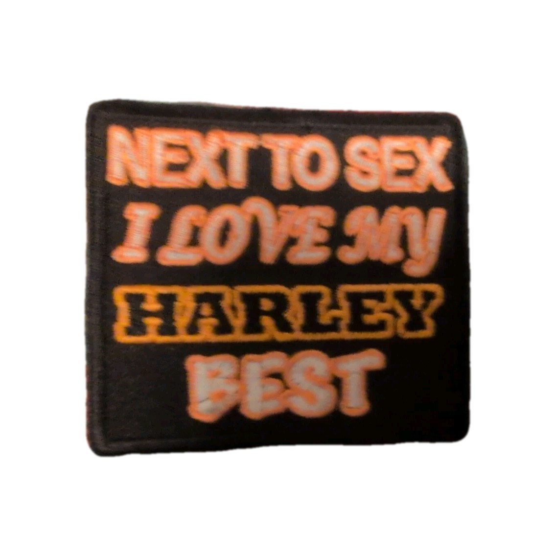 Next To Sex I Love My Harley/Motorcycle Patches/Patch/funny/embrodered/Morale