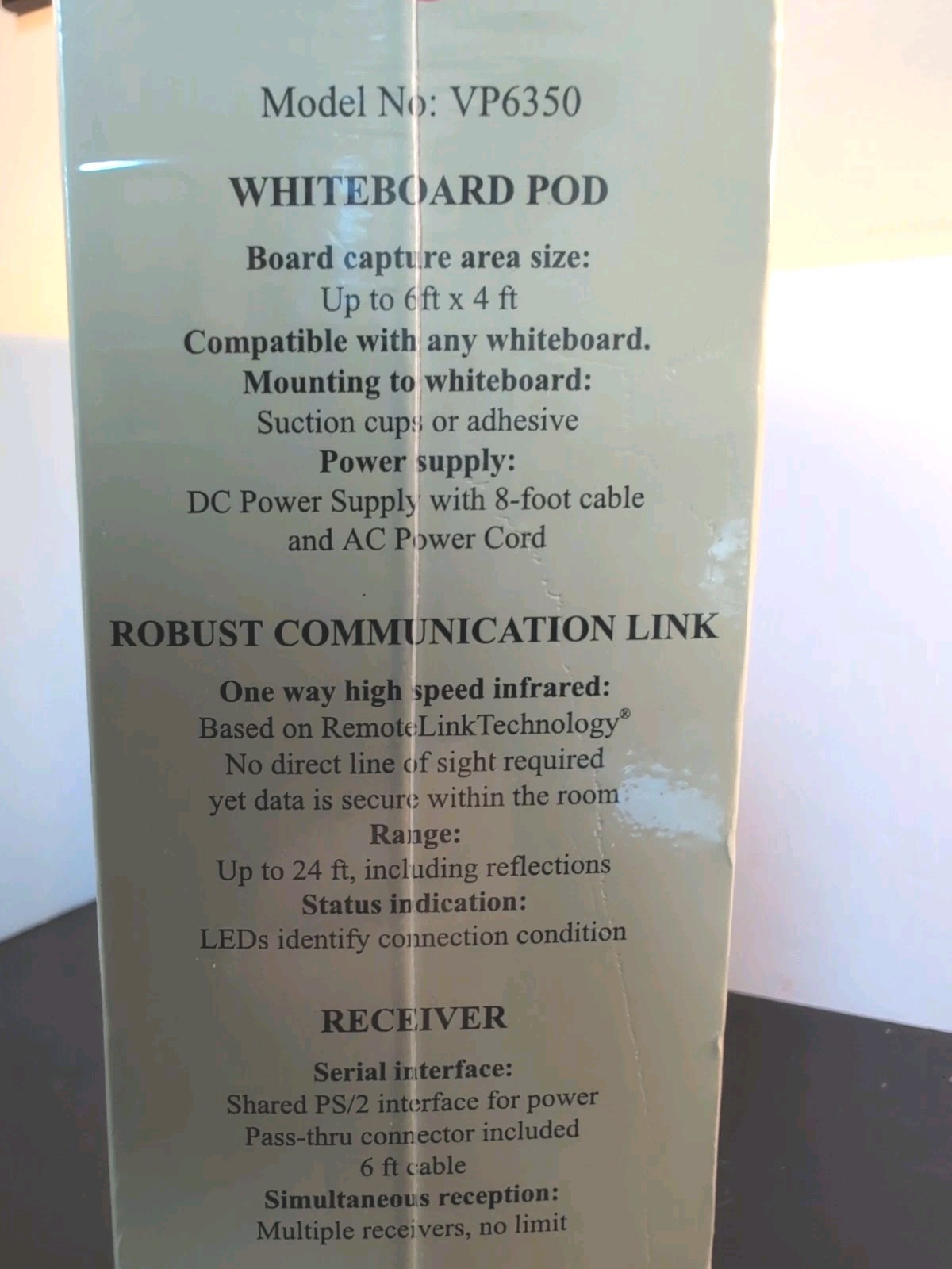 InterlinkElectronics FreeBeam VP6350 Whiteboard POD - NEW