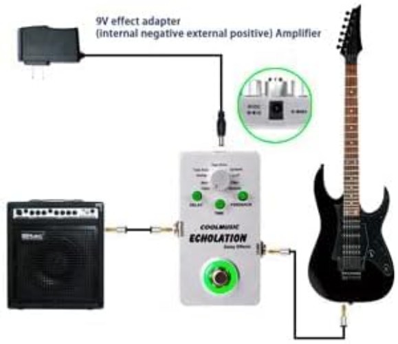 Digital Delay Pedal - Clean/Mod/Filter Effects
